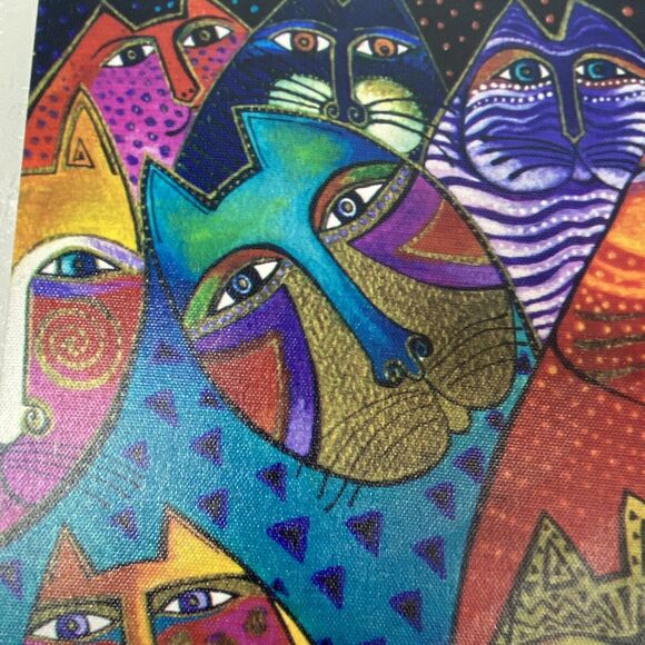 Laurel Burch Fantasticats Canvas Wall Art - Picture 3 of 11